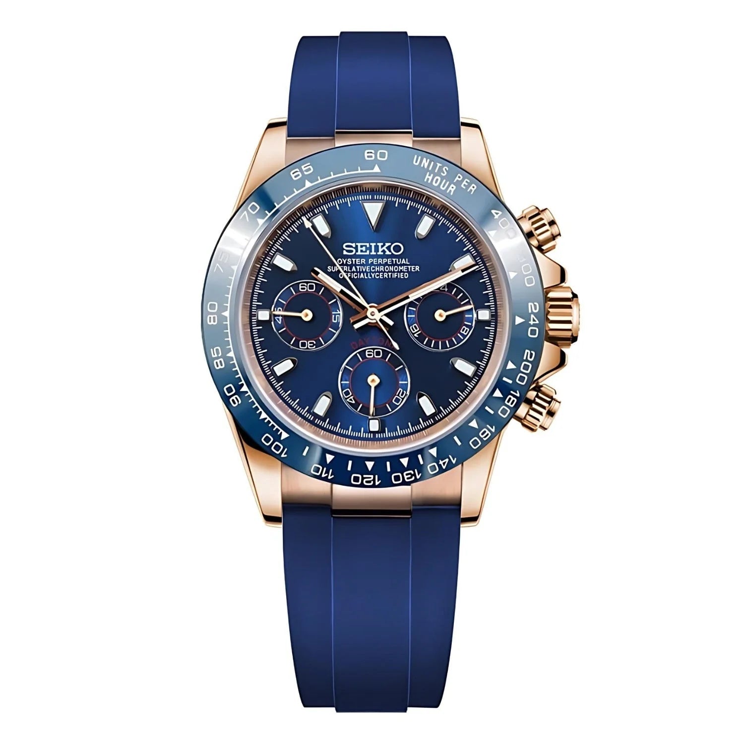 Oysterflex Rose Gold Blue - SEITONA